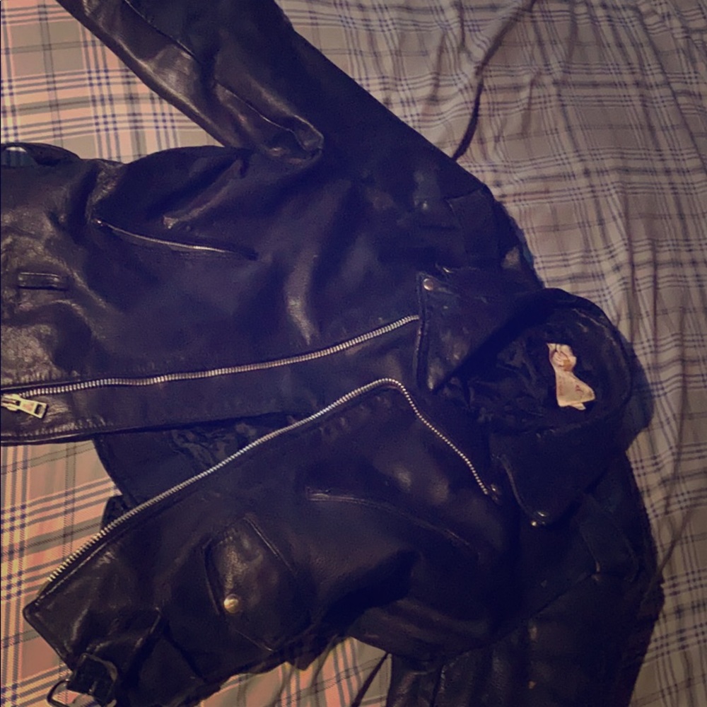 vintage leather jacket leather great condition